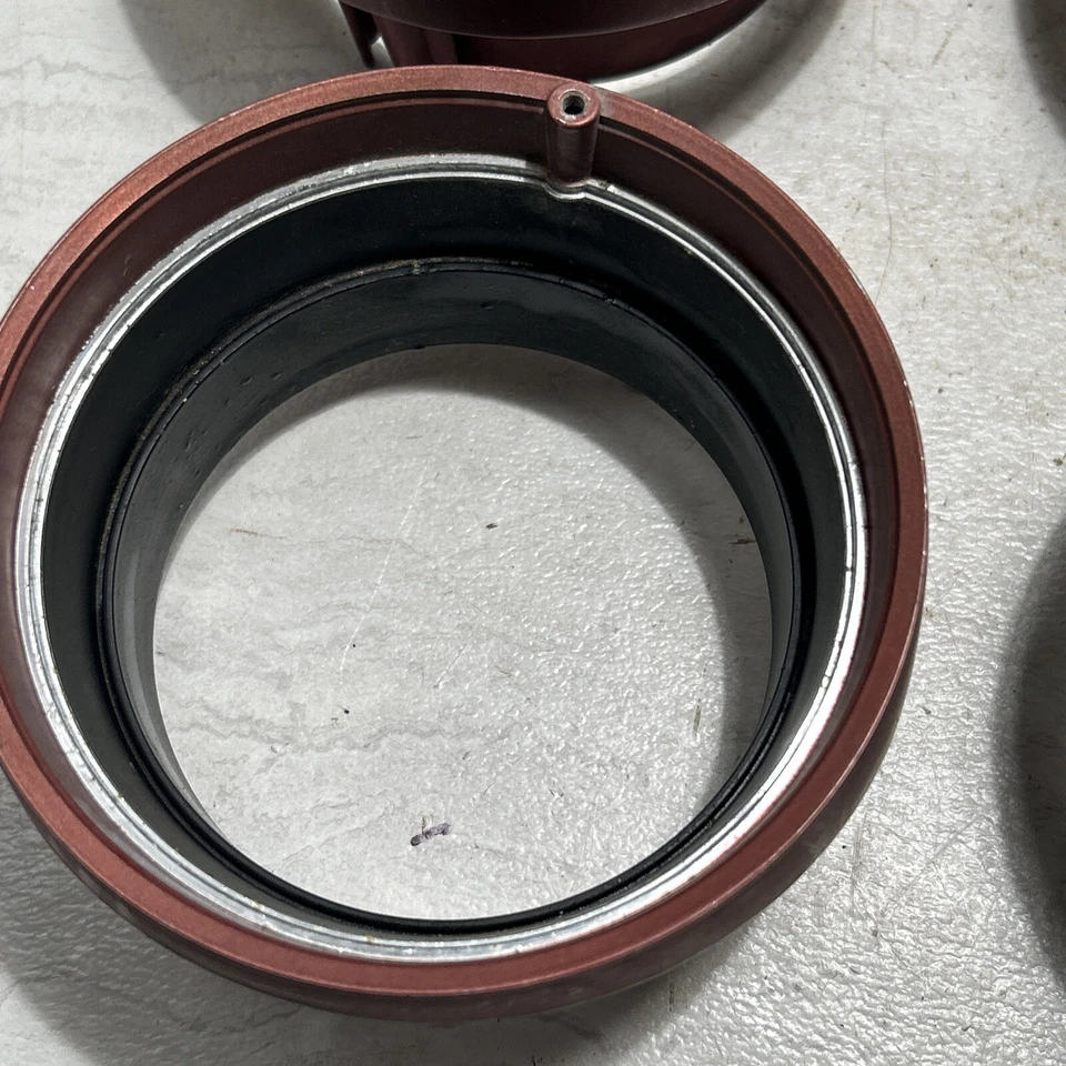 1967 Ford Thunderbird Speedometer & Gauge Cluster Bezel Set Red - Image 4 of 4