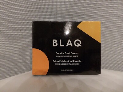 BLAQ Pumpkin Fresh Peepers Reduces Puffiness & Dryness * Crueltyfree Box Of 5