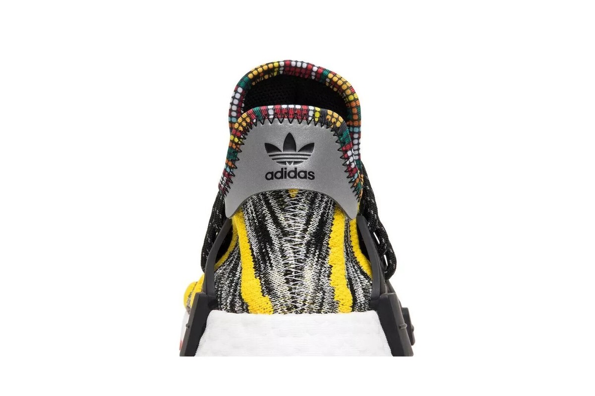 Pharrell Williams ×adidas NMD Hu Solar Pack Red BB9527 Men's Size