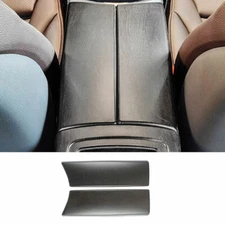 ABS Wood Central Console Storage Box Cover Trim For Benz C-Class W205 2015-2021