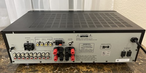ONKYO TX-SV313PRO Audio Video Control AM/FM Receiver. W/Phono. Tested Working! - Picture 6 of 8