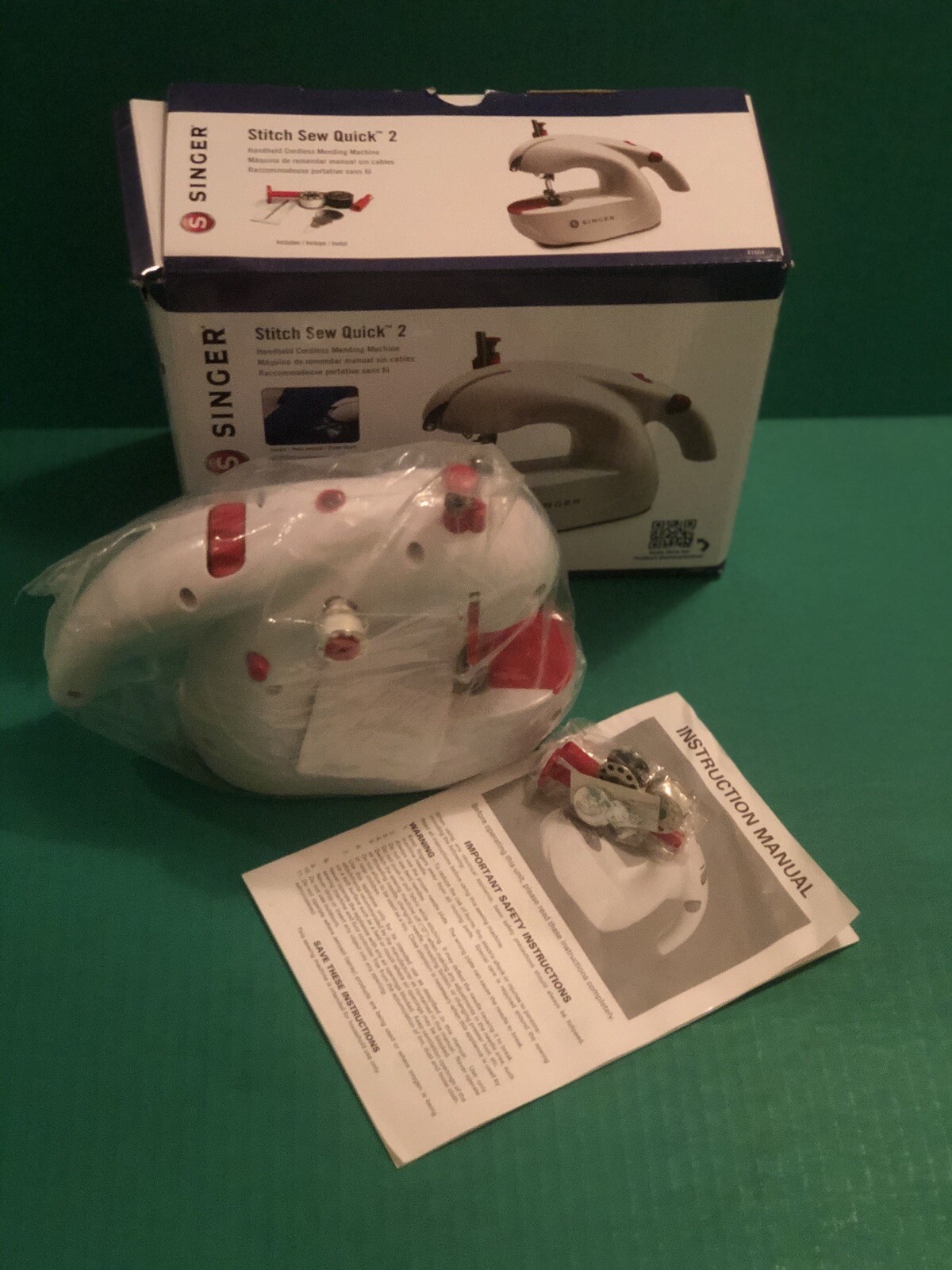 Singer Stitch Sew Quick 2, White Handheld Machine, Opened Box, “New" eBay