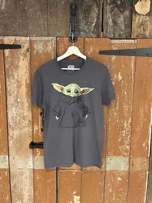 Star Wars Mad Engine Herren Grau T-Shirt Oberteil Logo Gr. Small 34/36 Brandneu