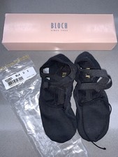 Bloch Zenith Splitsole Canvas Ballet Shoe S0282L- Black- Size 3 D NEW IN BOX 