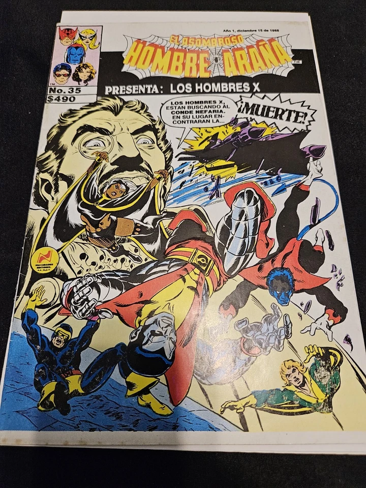 EL Asombro Hombre Araña #35 🔑 2da App del Nuevo Equipo (X-Men #94) Marvel Mexicana Foto 2 de 4