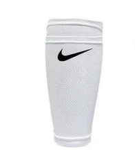 White Soccer Leg Shin Guard Socks Sleeves Football Calf Legging Futbol Mexico