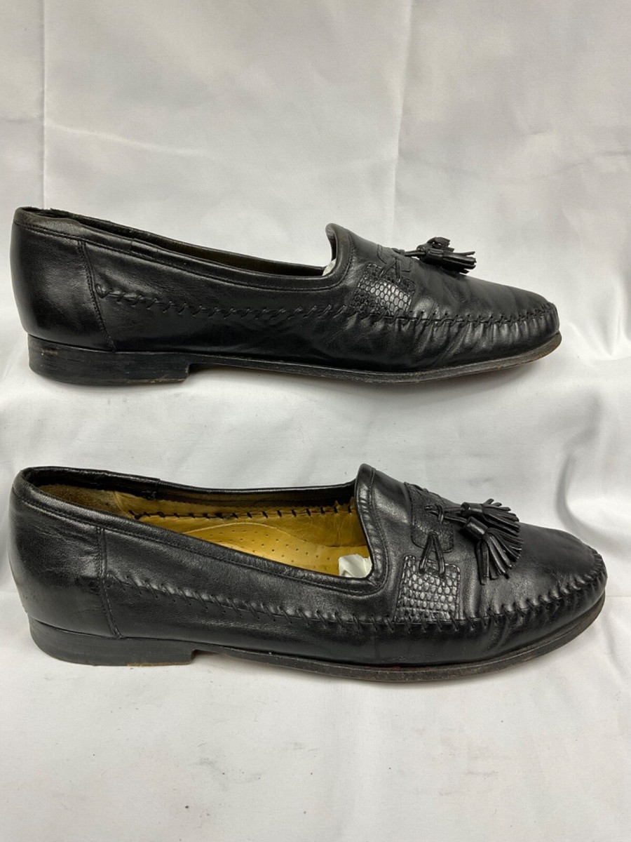 Vintage Santoni Italy Aspen Mens 11.5 Exotic Lizard Calf  display picture 3