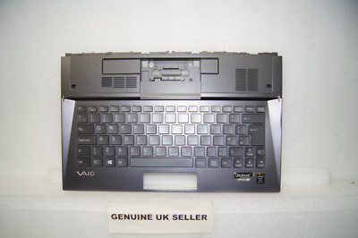 FUNKTIONIERENDE SONY VAIO SVD1321C5DE LAPTOP HANDAUFLAGE LED BACKLITE UK TASTATUR