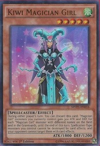 Kiwi Magician Girl - MVP1-EN016 - Ultra Rare - 1st Edition x3 - Near Mint