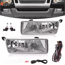 Pair Bumper Fog Driving Lights Assembly w/Wiring Kit For Ford Explorer 2006-2010