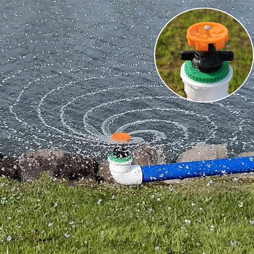 10x Rociador Automático 360° Cabezal Rociador de Césped para Riego de Jardín - Imagen 6 de 21