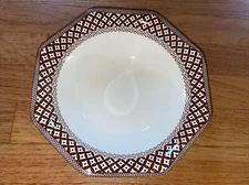 ROYAL STAFFORDSHIRE WICKER IRONSTONE J AND G MEAKIN 9" VEGETABLE SERVING BOWL