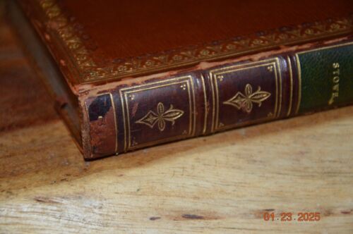 1852 1st London Ed. UNCLE TOM'S CABIN Negro Life HARRIET STOWE Routledge Clarke