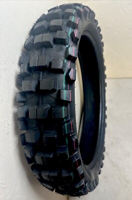 MMG 110/100-18 Rear Knobby Tire   Tube Type 6-Ply C Load 70M Off-Road Dirt MX