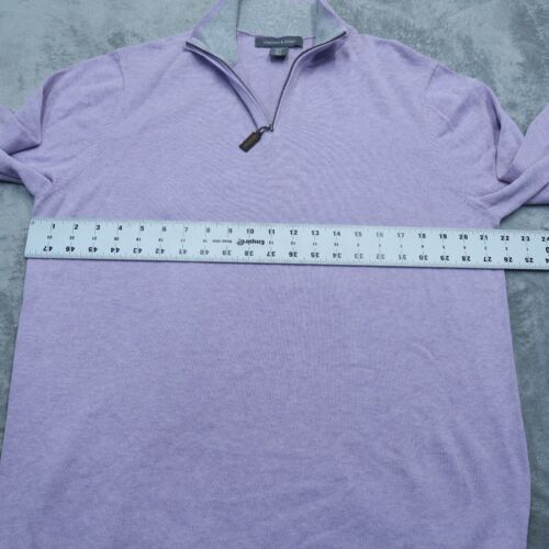 Grayson & Dunn Sweater Womens-XL Mens-Large Purple Long-Sleeve Mock-Neck - Picture 4 of 12
