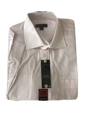PINK SHORT SLEEVED FORMAL BUSINESS SMART PARTY SHIRT CHEST 38 INCH MEDIUM NEW