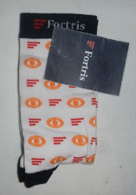 Fortis Digital Asset Treasury Operations Bitcoin Company Logo Pair of Socks