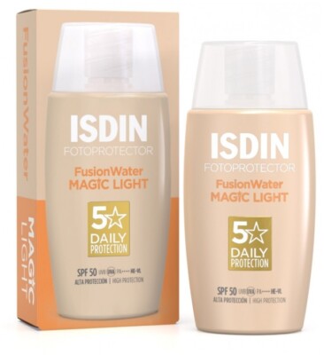Isdin Fotoprotector Fusion Water Color light Sunblock spf 50+ 50ml