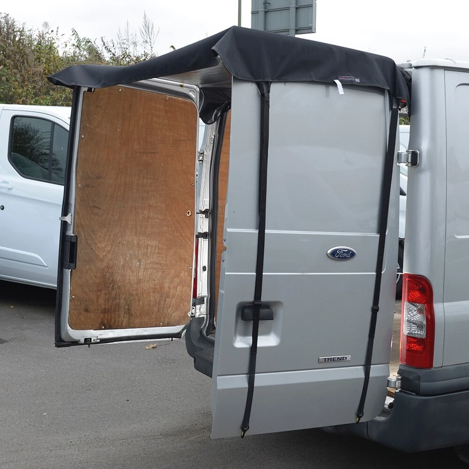 Cubierta de toldo de puerta de granero personalizada 2018 2019 BDC575 Ford Transit 150 250 350 Gen4 Foto 4 de 4