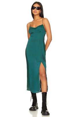 knee length dresses for ladies Free People Long Live Printed Mesh Midi Slip Dress main image 0