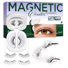 BEYELIAN Magnetic Eyelashes with Applicator Kit, Reusable Natural Look Black