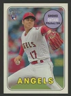 2018 Topps Heritage Action #600 Shohei Ohtani Angels RC Rookie SP Variation