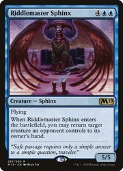 Riddlemaster Sphinx - Core Set 2019 (M19) #287/280 Rare