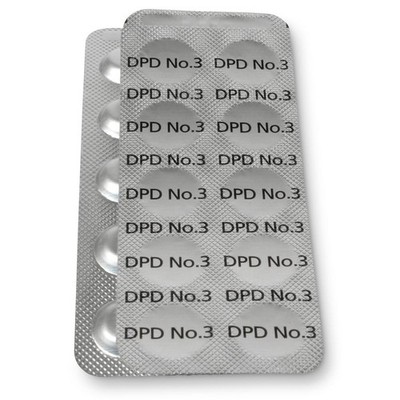 POOL Total DPD 3 Photometer Tabletten 100 Stk. für SCUBA II Tintometer Lovibond