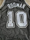 Used - Genuine San Antonio Spurs Signed PSA Dennis Rodman  NBA Jersey - Size XL