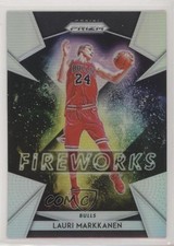 2018-19 Panini Prizm Fireworks Silver Prizm Lauri Markkanen #11 sc2