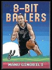 2025-26 Topps Manu Ginobili #8B-29 8-Bit Ballers San Antonio Spurs
