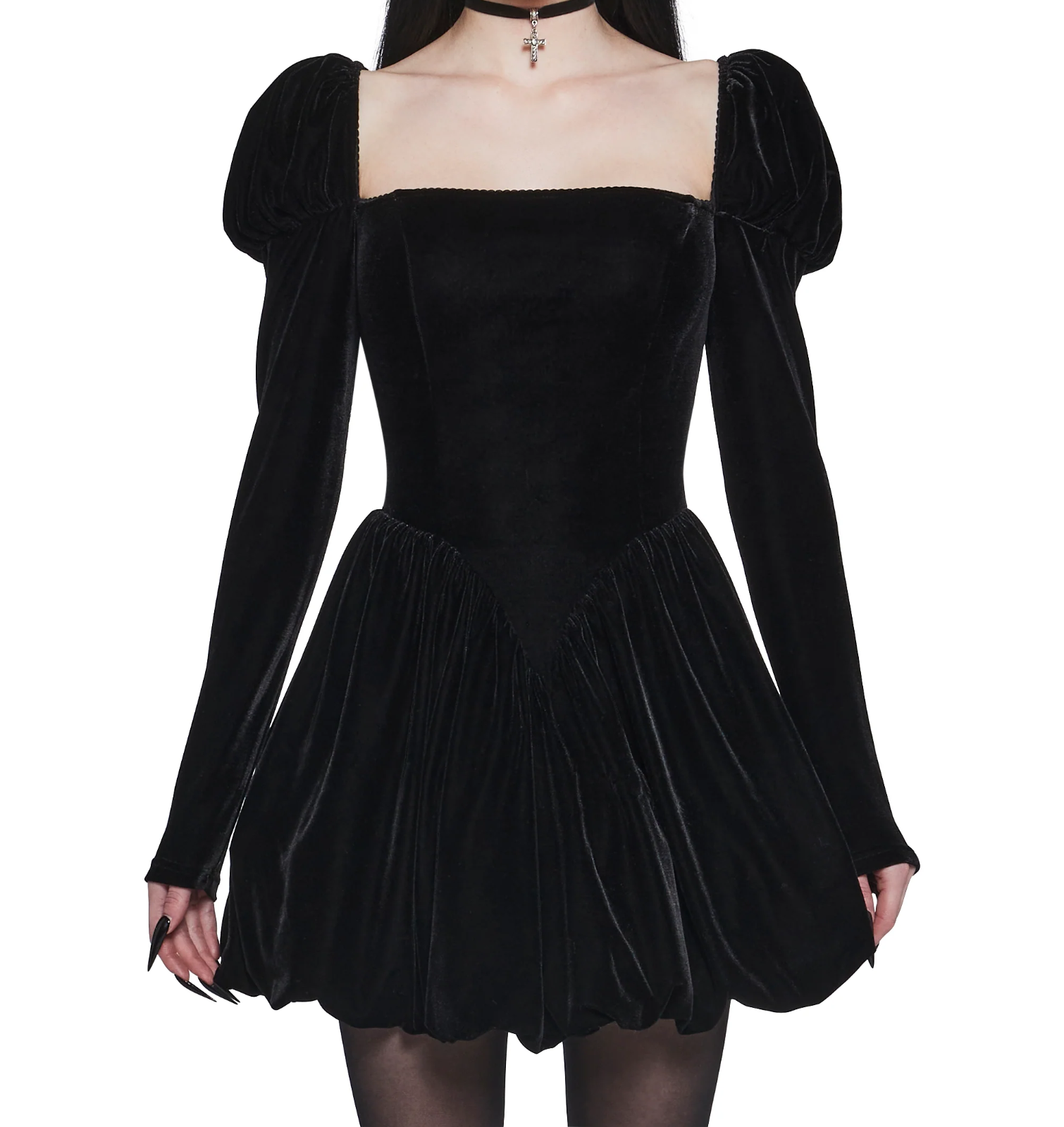 Dolls Kill Mystic Hour Velvet Dress NWT - size Large
