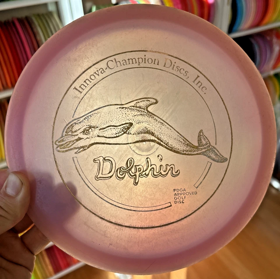 Innova DX Dolphin Translucent Ontario Patent # UV Changes To Purple Color Rare - Image 4 of 4