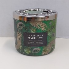 Bath Body Works Candy Apple Cauldron 3 Wick Candle Halloween 14.5oz 2023