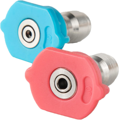 #ad Second Story Pressure Washer Spray Nozzle Tips Soap and Rinse Nozzle Kits Long $13.99