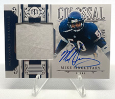 Mike Singletary Panini 2025 National Treasures CS-MSY Colossal Patch AUTO /49