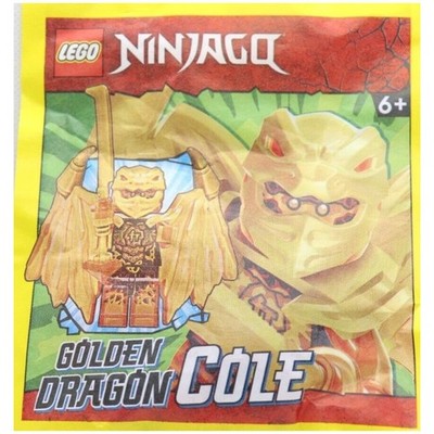 LEGO Ninjago Crystalized Golden Dragon Cole Paper Bag 892304