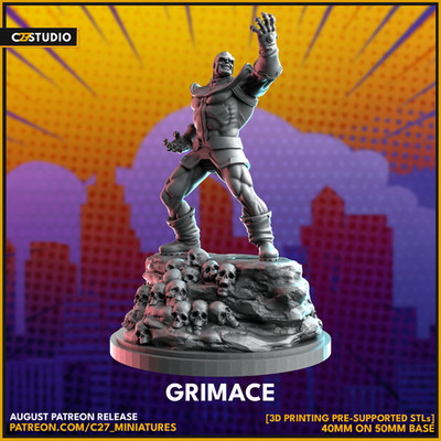 C27 - Thanos Fan Sculpt (40mm Marvel Crisis Protocol Scale)