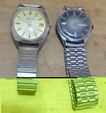 Vintage Watch Lot of 2 Hallmark by Waltham Day Date & Penguin Date Watches
