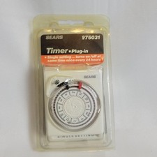 Sears Timer Plug in Single Setting 975031 NOS New Sealed Vintage Made in USA