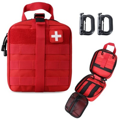 1000D First Aid Bag Empty Medical Ifak Pouch Molle EMT Pouches Rip-Away Tacti...