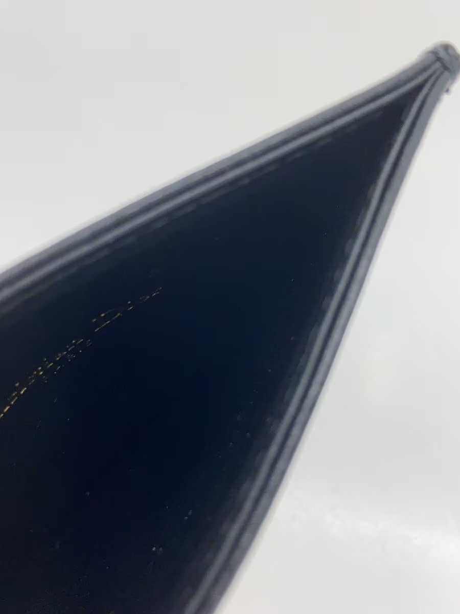 Christian Dior Leather Card Case Black Women's Caro Freesia thumbnail 4