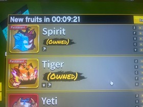 Permanent fruits in bloxfruits, LF offers