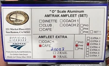 Golden Gate Depot Amtrak Amfleet Phase 4 Cafe #20003 RARE Extra 3 3-Rail
