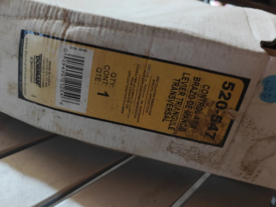 Brazo de control Dorman 520-547 conductor delantero lado izquierdo inferior con rótula(s) mano Foto 2 de 2