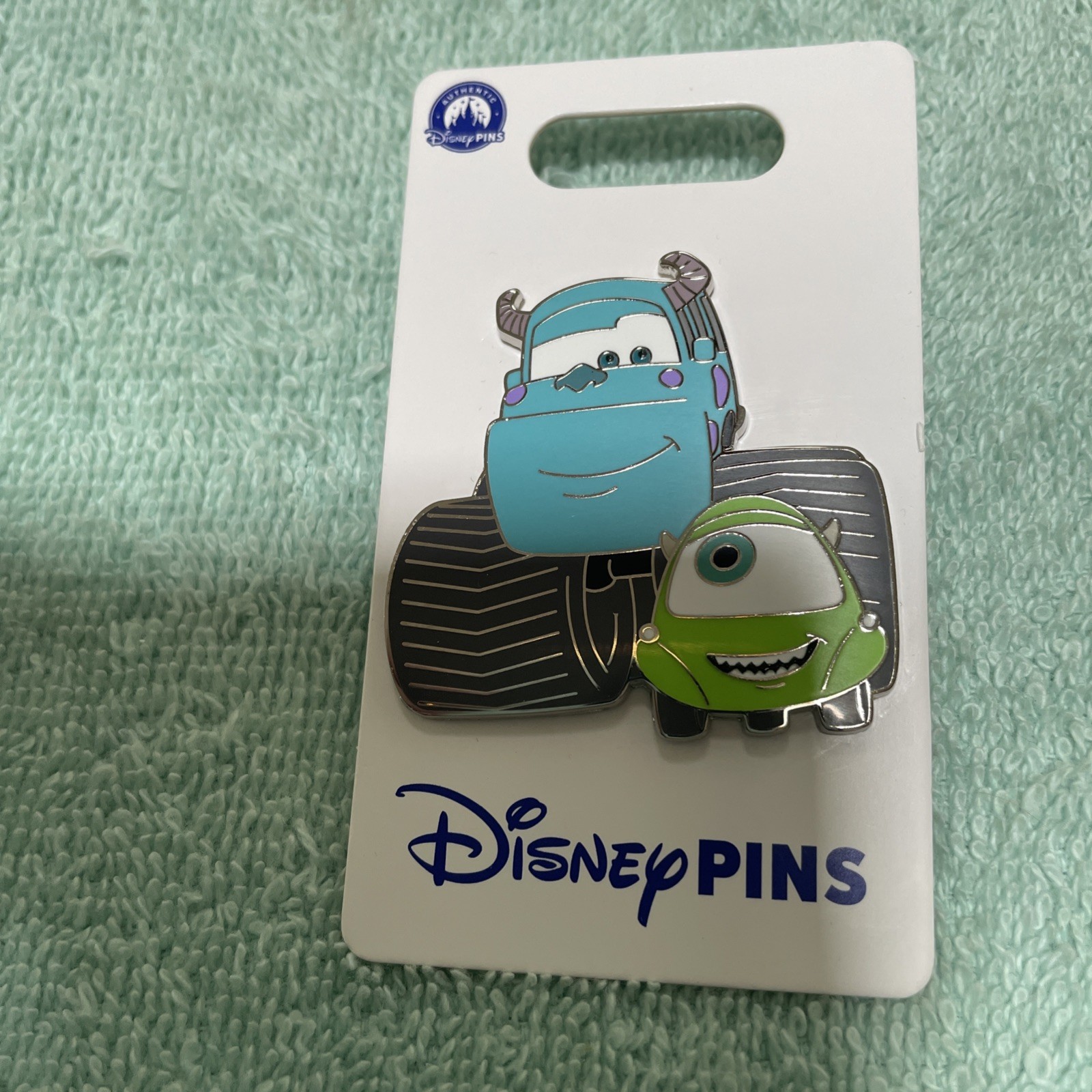 Disney Parks Pixar Monsters Inc Cars Mike Wazowski & Sulley 2025 Pin New