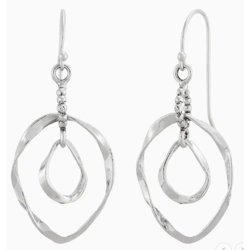 Silpada 'One For Me' Sterling Silver Drop Earrings - Picture 2 of 2
