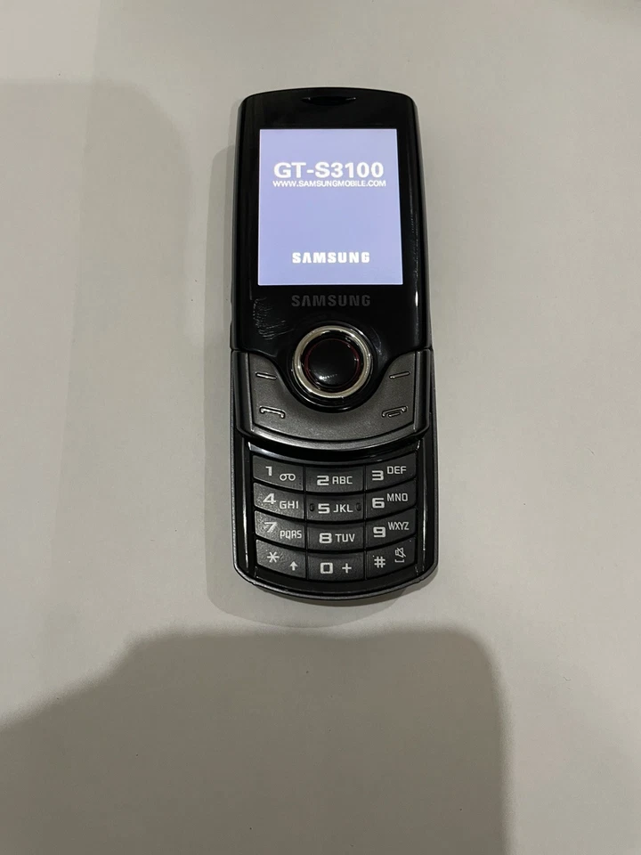 Samsung GT S3100 Slide Mobile Phone Unlocked Fully Working Retro Vintage Black, photo 2 of 5