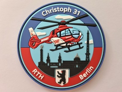 Patch PVC, DRF Luftrettung, Airbus H135, Christoph 31, D-HRTD, Berlin-Steglitz