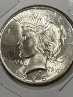1925 P Peace US Silver Dollar - 90% Silver US Coin  AU Free Shipping